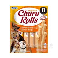 Pamlsok pre psov Inaba Churu Rolls, kura 8x12g