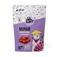 Pamlsok pre psov Mr. Bandit Sushi Duck & Fish 80g