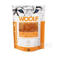 Pamlsok pre psov Woolf Chicken with Seafood 100g