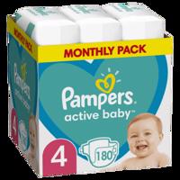 PAMPERS Active baby 4 180 ks