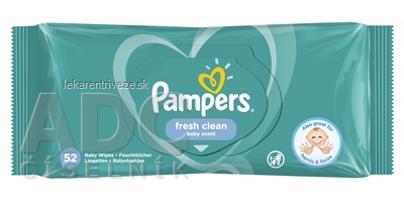 PAMPERS Baby Wipes Fresh Clean vlhčené obrúsky 1x52 ks