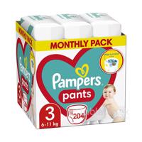 Pampers Pants 3 (6-11kg) Midi 204ks