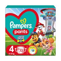 Pampers Pants Paw Patrol 4 (9-15kg) 72ks