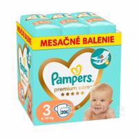 Pampers Premium Care 3 (6-10kg) Midi 200ks