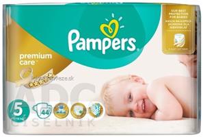 PAMPERS PREMIUM CARE 5 Junior detské plienky (11-18 kg) 1x44 ks