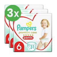 Pampers Premium Care Pants 6 (+15 kg) Extra Large 3x31ks