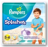 PAMPERS SPLASH JUNIOR 5-6 detské plienky na plávanie (od 14 kg +) 1x10 ks