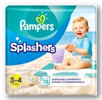 PAMPERS SPLASH MIDI 3-4 detské plienky na plávanie (6 - 11 kg) 1x12 ks