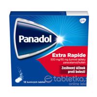 Panadol Extra Rapide 500mg 12 šumivých tabliet