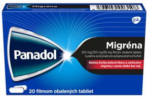 Panadol Migréna tbl.flm.20 x 250 mg/250 mg/65 mg