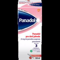 Panadol sirup pre deti jahoda 100 ml + 1ks ZADARMO