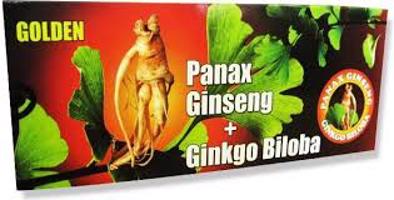 Panax Ginseng+Ginko Biloba+Magnézium ampulky 10x10ml