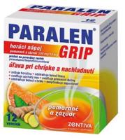 Paralen Grip horúci nápoj pomaranč a zázvor 12 vrecúšok