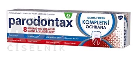 Parodontax KOMPLETNÁ OCHRANA EXTRA FRESH zubná pasta (inov. 2022) 1x75 ml