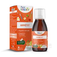 Petit Chene Appetite detský sirup, s pomarančovou a citrónovou arómou 125ml