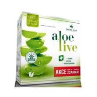 Pharma Activ AloeLive AKCIA šťava z aloe 99,7% (1+1 zadarmo) 2x1000 ml (2000 ml), 1x1 set