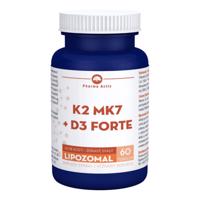 PHARMA ACTIV Lipozomal K2 MK7 + D3 forte 60 kapsúl