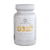 Pharma Activ Vitamin D3 FORTE 2000 I.U. 100 tabliet