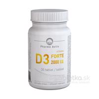 Pharma Activ Vitamin D3 FORTE 2000 I.U.,tbl 1x30 ks
