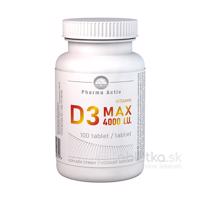 Pharma Activ Vitamin D3 MAX 4000 I.U. 100tbl