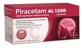 PIRACETAM AL 1200 tbl flm 1200 mg (blis.Al/PVC) 1x60 ks