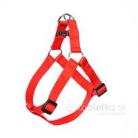 Postroj DUVO+, pre psov nylon červený 40-50cm/15mm