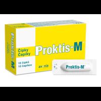 PROKTIS-M Rektálne čapíky 10 ks