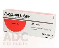 Pyridoxin Léčiva tbl 20 mg (blis. PVC/Al) 1x20 ks