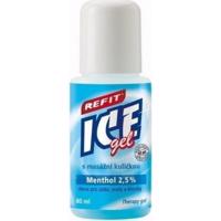 REFIT Ice gel menthol roll on 80 ml