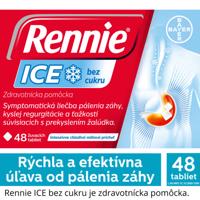 RENNIE ICE Bez cukru 48 žuvacích tabliet