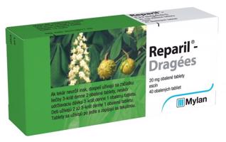 Reparil dražé tablety 40 x 20mg