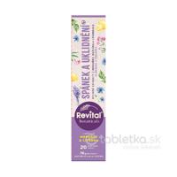 Revital Botanicals SPÁNOK A UPOKOJENIE s príchuťou medovky a citrónu 20 šumivých tabliet