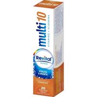 REVITAL Multi 10 vitamínov + vláknina 20 šumivých tabliet