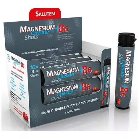 Salutem Magnesium chelate + B6 cherry ampulky 10x25 ml