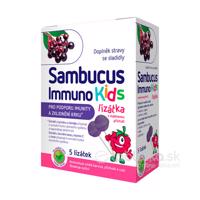 Sambucus Immuno Kids lízanky, malinová príchuť 5ks