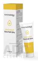 SANTADERM OINTMENT SULFUR 10% masť s obsahom síry 1x30 ml