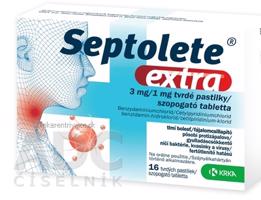 Septolete extra eukalyptus 3 mg/1 mg pas ord 1x16 ks