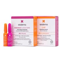 SESDERMA Flash efekt acglicolic + C-vit sérum 2 x 1,5 ml