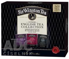 Sir Winston Tea KOLEKCIA čierne čaje (S.Engl.Breakfast + Heart of London + R.Earl grey) 3 druhy po 10 vrecúšok, 1x1 set