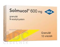 Solmucol 600 mg gra (vre.PE/Al/papier) 1x10 vrecúšok