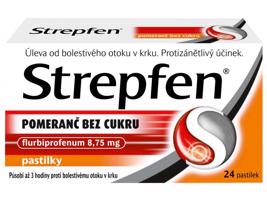 Strepfen pastilky pomaranč 24 ks