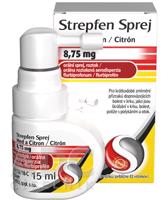 Strepfen sprej med a citron 15ml