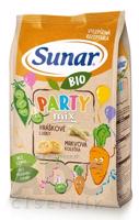 Sunar BIO Chrumky Party mix (hráškové struky a mrkvové kolieska)(od ukonč. 12. mesiaca) 1x45 g