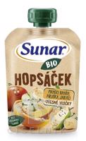 Sunar BIO HOPSÁČEK Mango, banán, hruška, jablko + ovsené vločky, kapsička (od ukonč. 12.mesiaca) 1x100 g