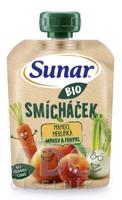 Sunar BIO SMÍCHAČEK Mango, marhuľa + mrkva a fenikel, kapsička (od ukonč. 12.mesiaca) 1x100 g