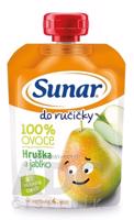 Sunar Do ručičky HRUŠKA a jablko 100 % ovocia (od ukonč. 4. mesiaca) 1x100 g