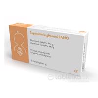 Suppositoria Glycerini SANO Pre deti 1g glycerínové čapíky 5ks