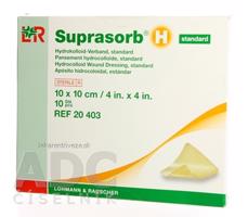 SUPRASORB H KRYTIE NA RANY STANDARD samolepiace (10x10cm) 1x10 ks