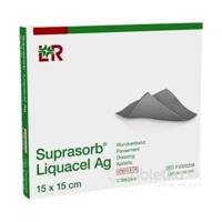 Suprasorb Liquacel Ag Krytie na rany, antimikrobiálne 15x15cm, 5ks