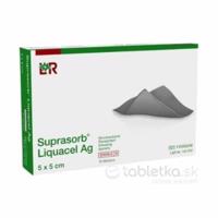 Suprasorb Liquacel Ag Krytie na rany, antimikrobiálne 5x5cm, 10ks